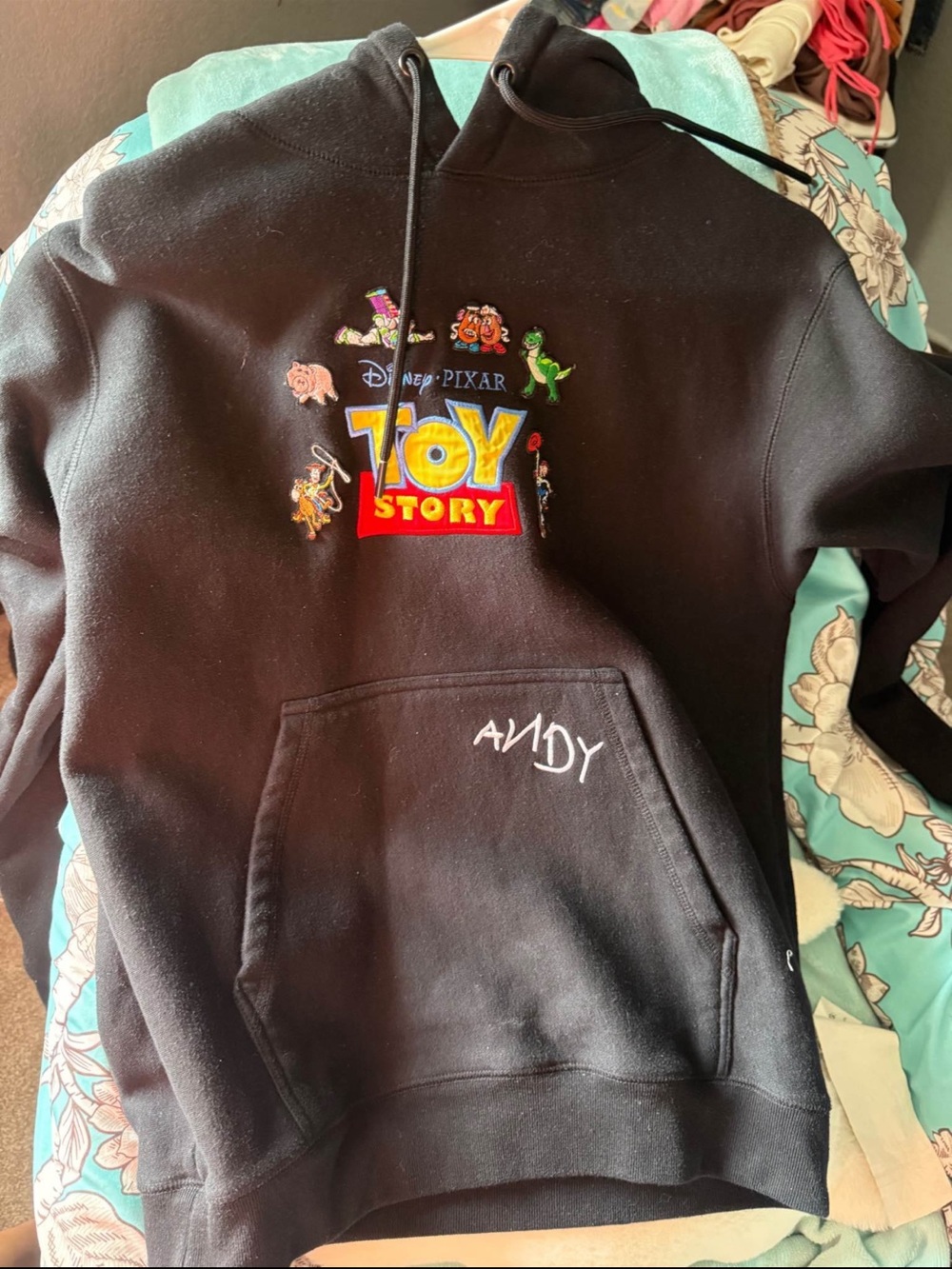 Toy Story Black Hoodie - adults